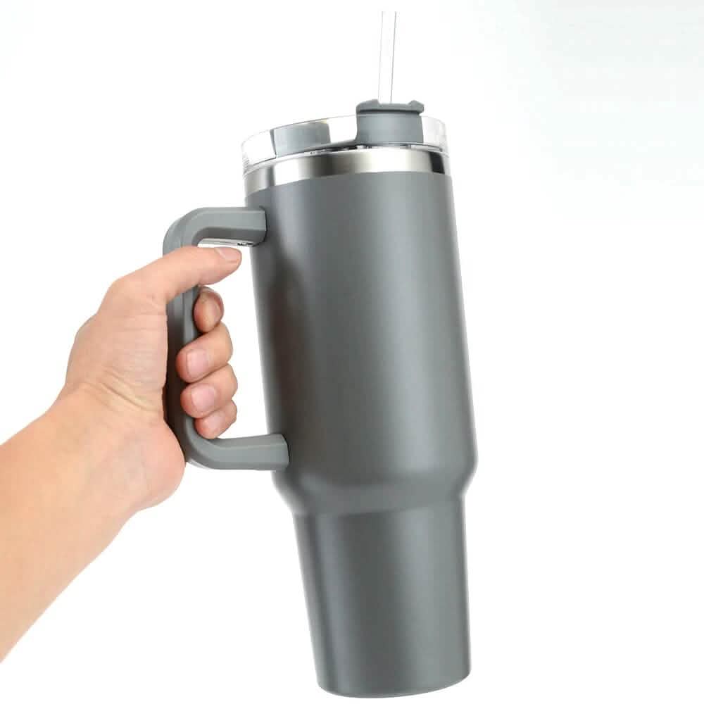 40oz Reusable Vacuum Tumbler with Insulated Double Wall and Cup Handle - A-1 Thread Vault