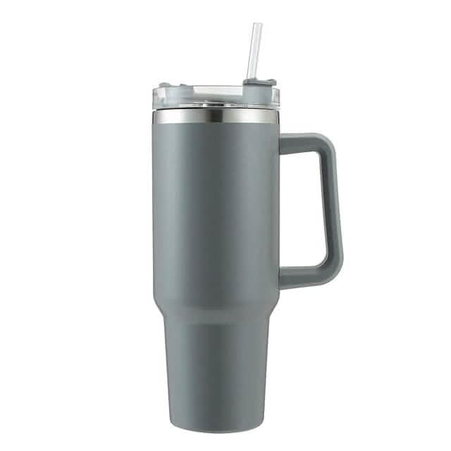 40oz Reusable Vacuum Tumbler with Insulated Double Wall and Cup Handle - A-1 Thread Vault