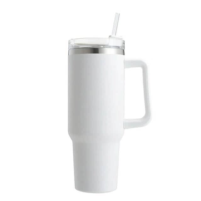 40oz Reusable Vacuum Tumbler with Insulated Double Wall and Cup Handle - A-1 Thread Vault