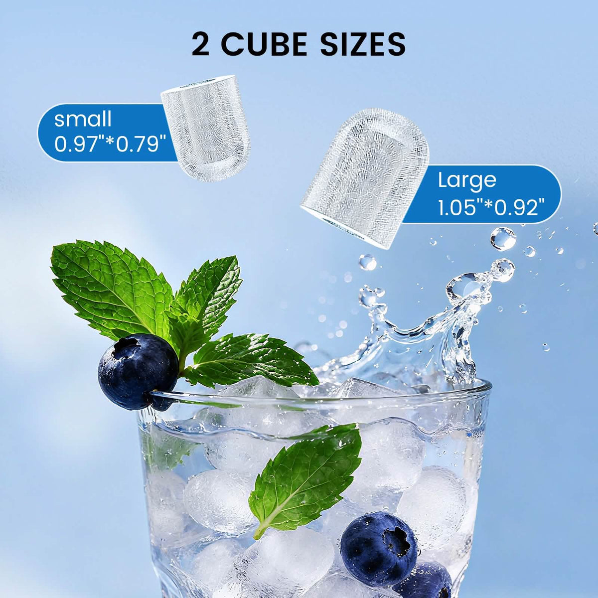 Portable Countertop Ice Maker – 8 Cubes/6 Min, Self-Cleaning - A-1 Thread Vault