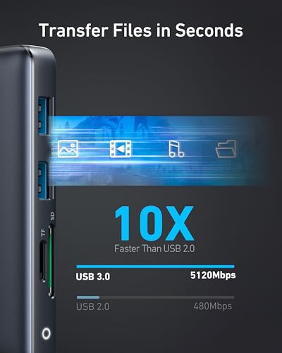 Anker <b>553</b> USB-C Hub (8-in-1) - A-1 Thread Vault