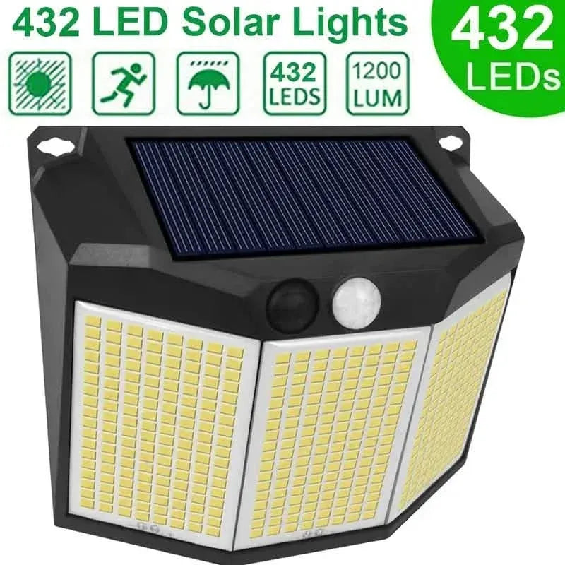 432 LED Solar Garden Wall Lights - A-1 Thread Vault