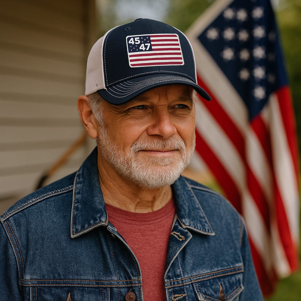 45th & 47th President Flag Hat - A-1 Thread Vault
