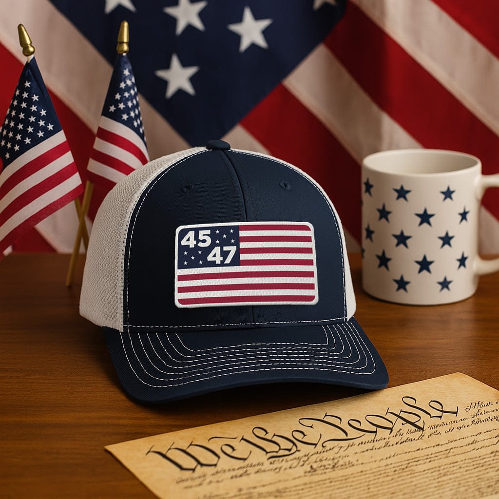 45th & 47th President Flag Hat - A-1 Thread Vault