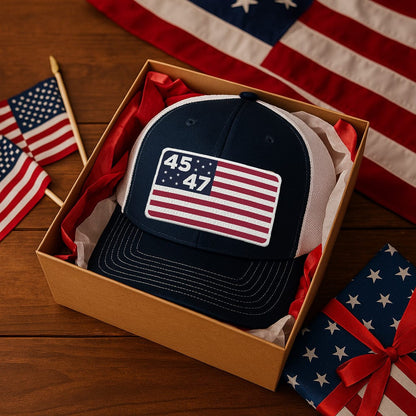 45th & 47th President Flag Hat - A-1 Thread Vault