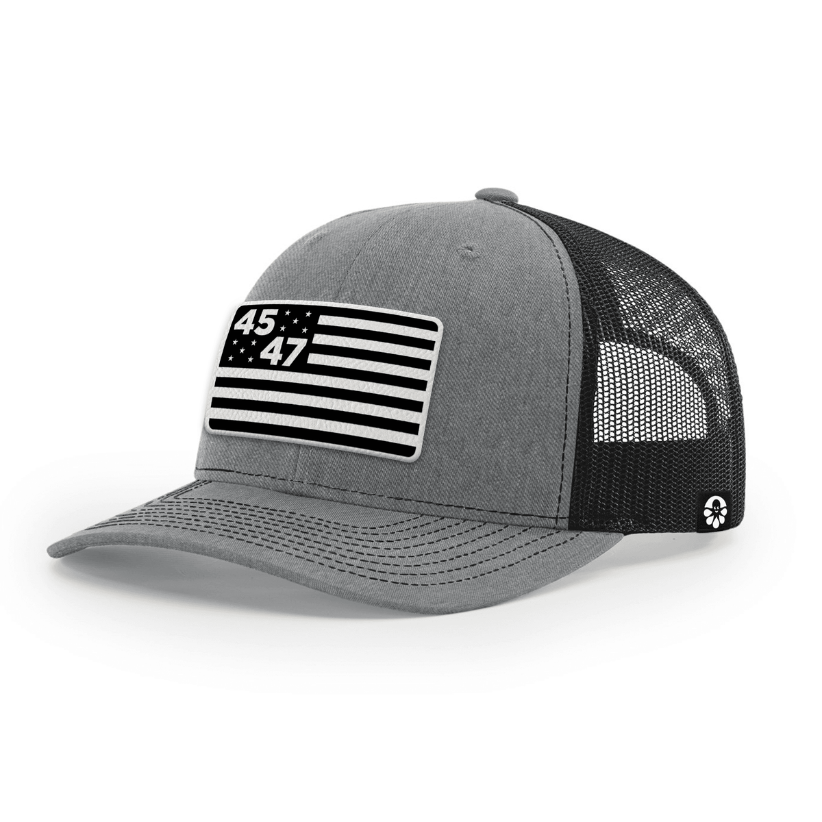 45th & 47th President Flag Hat (Monochrome) - A-1 Thread Vault