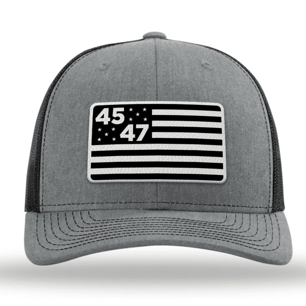 45th & 47th President Flag Hat (Monochrome) - A-1 Thread Vault