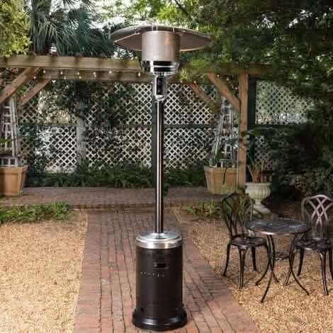 46,000 BTU Outdoor Propane Patio Heater with Wheels - A-1 Thread Vault