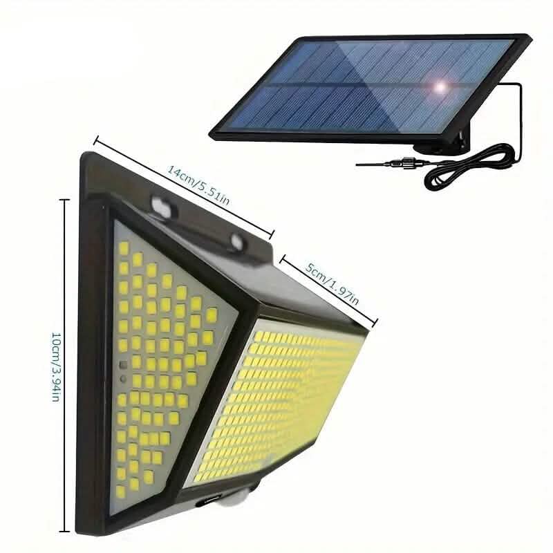 468 LED Solar Motion Sensor Security Outdoor Light - A-1 Thread Vault