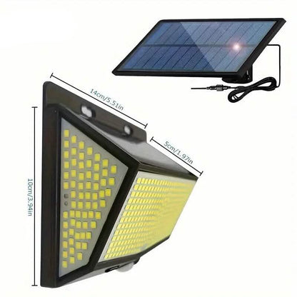468 LED Solar Motion Sensor Security Outdoor Light - A-1 Thread Vault
