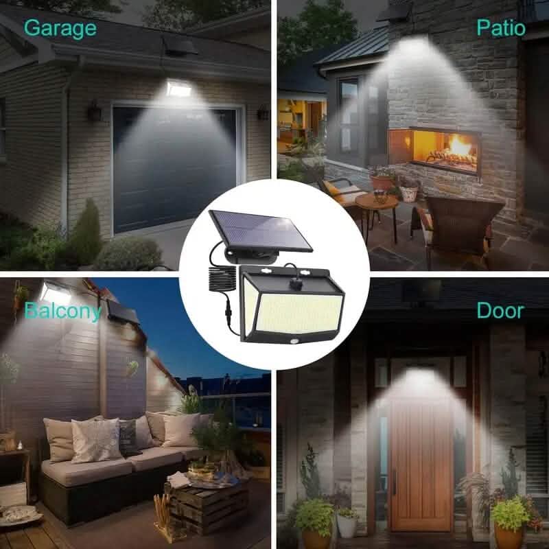 468 LED Solar Motion Sensor Security Outdoor Light - A-1 Thread Vault