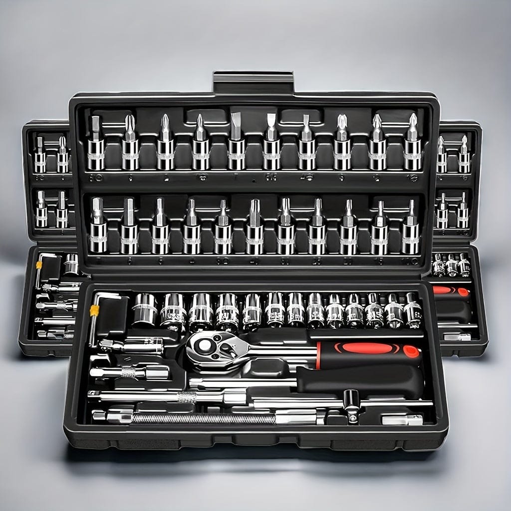 46pc Ratchet & Wrench Tool Set - A-1 Thread Vault