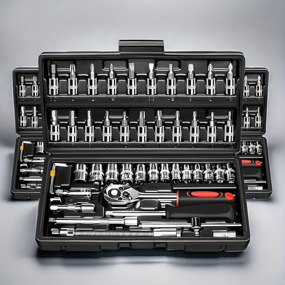 46pc Ratchet & Wrench Tool Set - A-1 Thread Vault