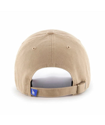 47 Brand Los Angeles Dodgers Clean Up Baseball Cap, Khaki, One Size - A-1 Thread Vault