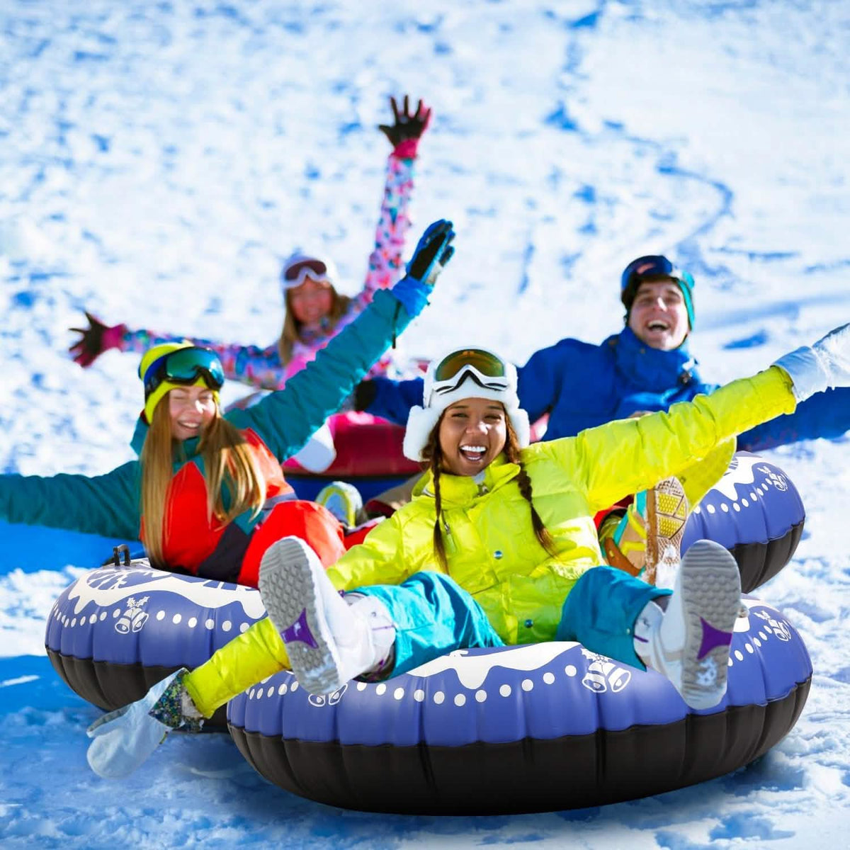 47-Inch Inflatable Snow Tube - A-1 Thread Vault