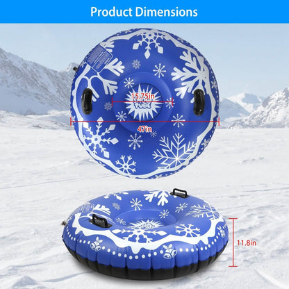 47-Inch Inflatable Snow Tube - A-1 Thread Vault
