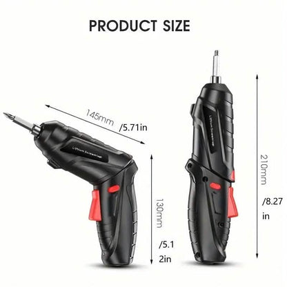 47-Piece Set: 3.6V Mini Household Electric Drill Power Tools - A-1 Thread Vault