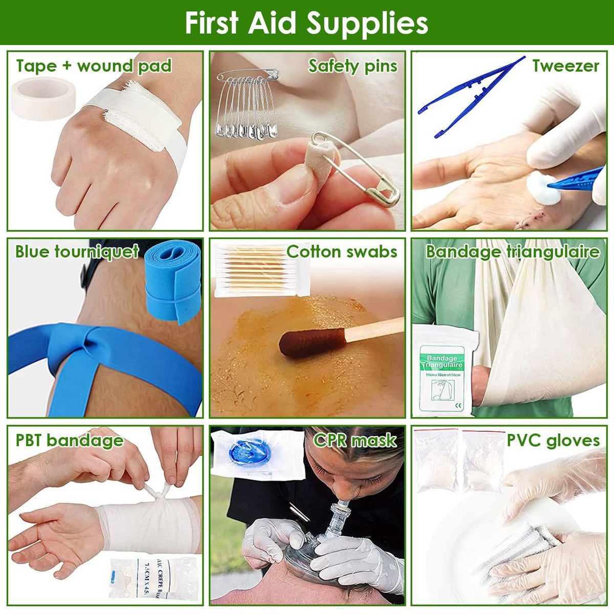 47-Pieces: Emergency Survival Kit EDC Gear Equipment Tool with Pouch - A-1 Thread Vault