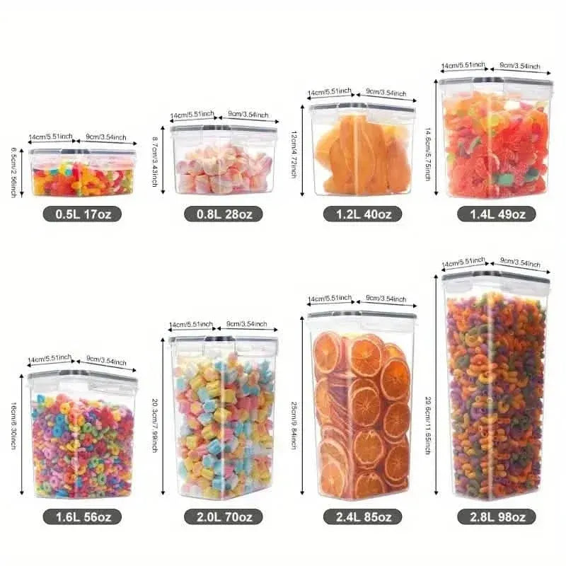 48-Piece Set: Food Storage Container Set, Fresh-Keeping and Easy-to-Secure Lids - A-1 Thread Vault