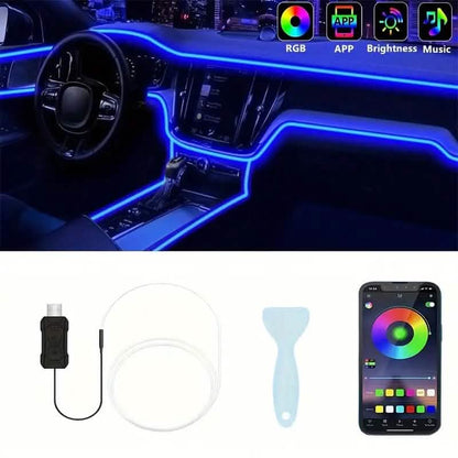4.98 Meter Car Interior RGB LED Strip Lights - A-1 Thread Vault