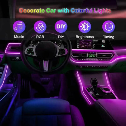 4.98 Meter Car Interior RGB LED Strip Lights - A-1 Thread Vault