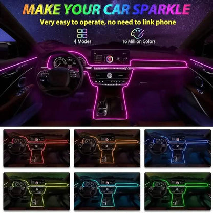 4.98 Meter Car Interior RGB LED Strip Lights - A-1 Thread Vault