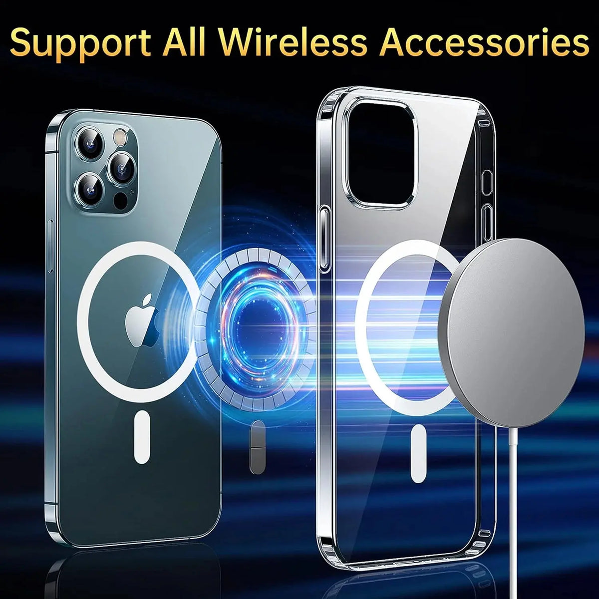 Entronix Case Compatible with iPhone 12/12 Pro - [Hard Back] Slim Clear - A-1 Thread Vault