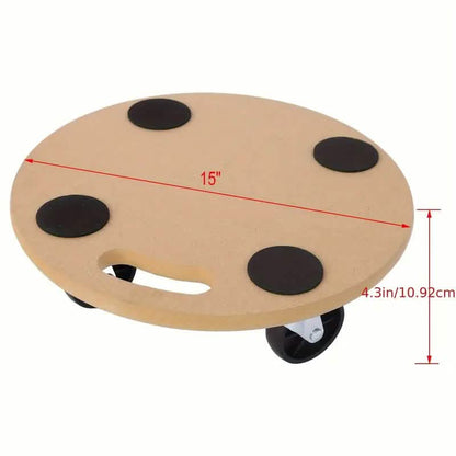 2-Piece: Furniture Moving Dolly Heavy Duty Wood Rolling Mover - A-1 Thread Vault