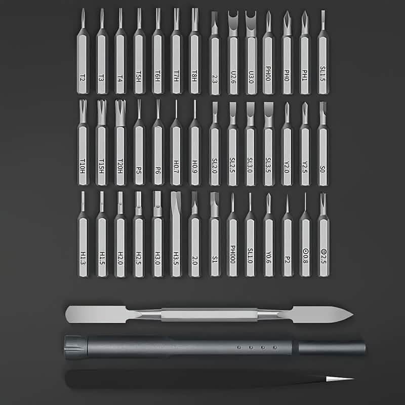 44-in-1 Magnetic Precision Screwdriver Set - A-1 Thread Vault