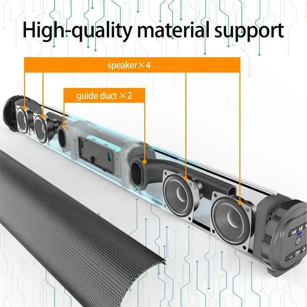4D Surround Stereo Speakers – Wireless & USB, High-Fidelity Subwoofer, Party & Home Theater, Plug-and-Play - A-1 Thread Vault