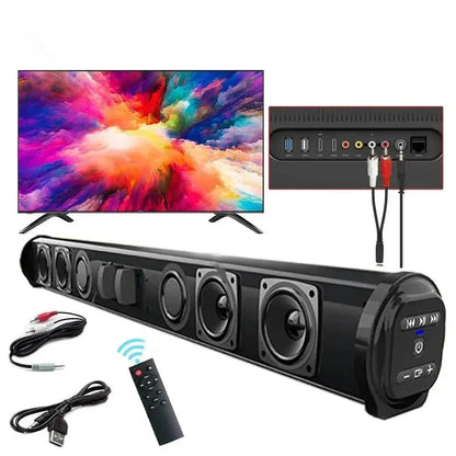 4D Surround Stereo Speakers – Wireless & USB, High-Fidelity Subwoofer, Party & Home Theater, Plug-and-Play - A-1 Thread Vault