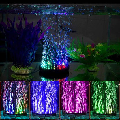 4in Multi-Colored LED Aquarium Air Bubble Lamp - A-1 Thread Vault