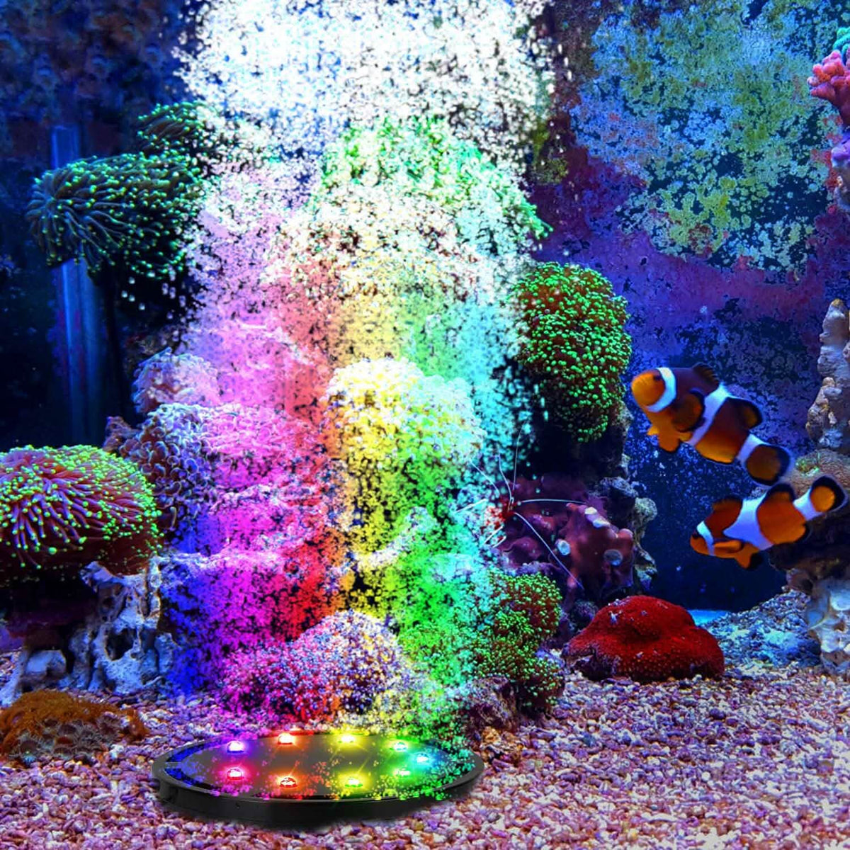 4in Multi-Colored LED Aquarium Air Bubble Lamp - A-1 Thread Vault