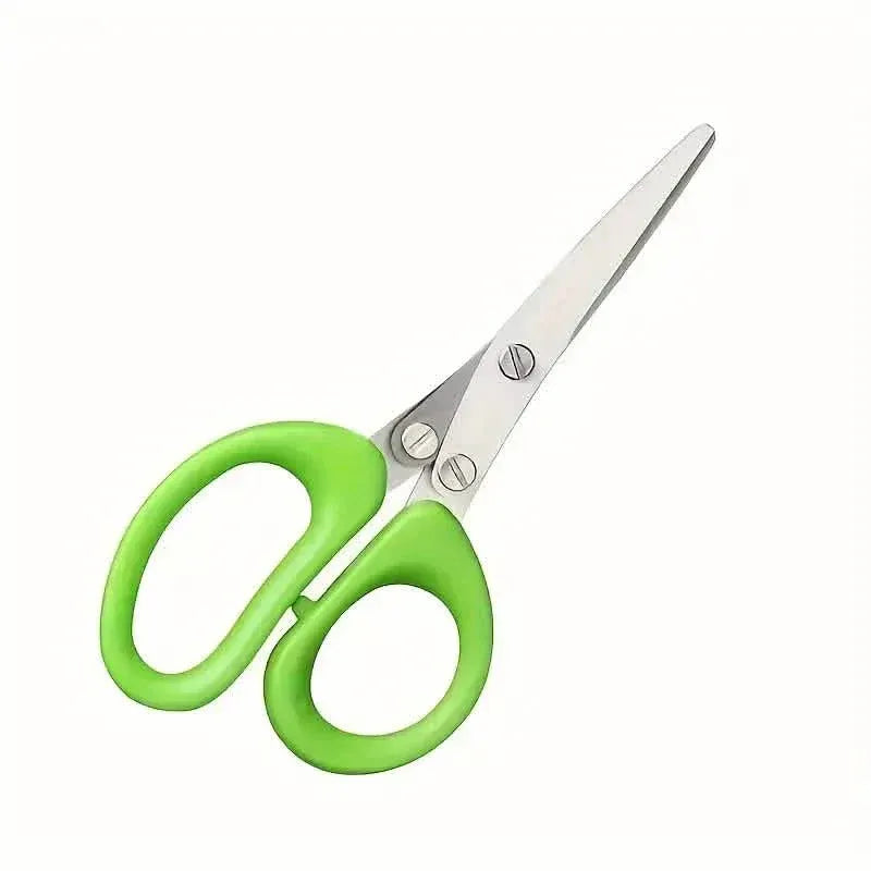 5-Blade Stainless Steel Herb Scissors Set - Versatile Kitchen Shears - A-1 Thread Vault