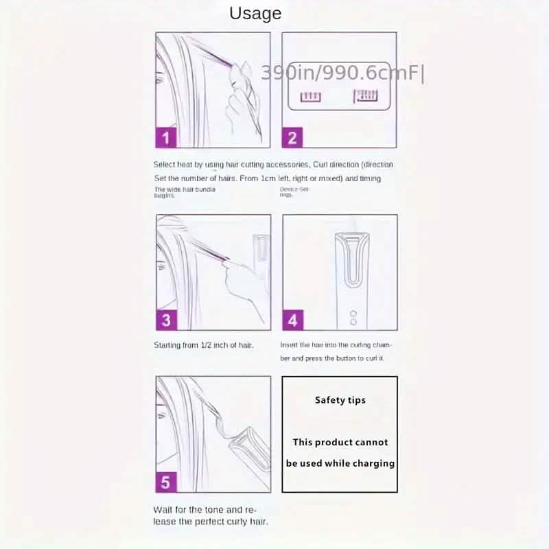 5 Heat Settings Auto-Curler for Luscious Locks - A-1 Thread Vault
