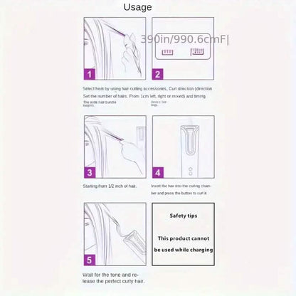 5 Heat Settings Auto-Curler for Luscious Locks - A-1 Thread Vault