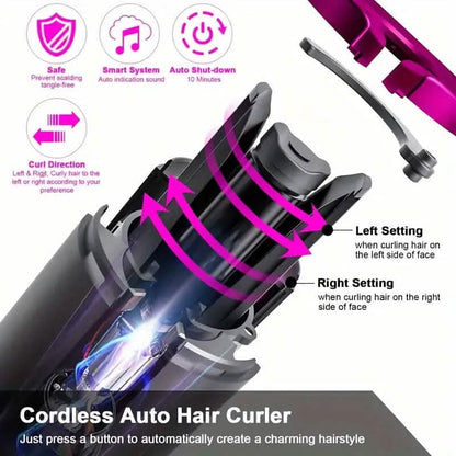 5 Heat Settings Auto-Curler for Luscious Locks - A-1 Thread Vault