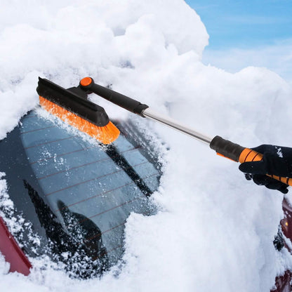 5-in-1 Detachable 180° Adjustable Ice Scraper Snow Shovel - A-1 Thread Vault