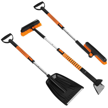5-in-1 Detachable 180° Adjustable Ice Scraper Snow Shovel - A-1 Thread Vault