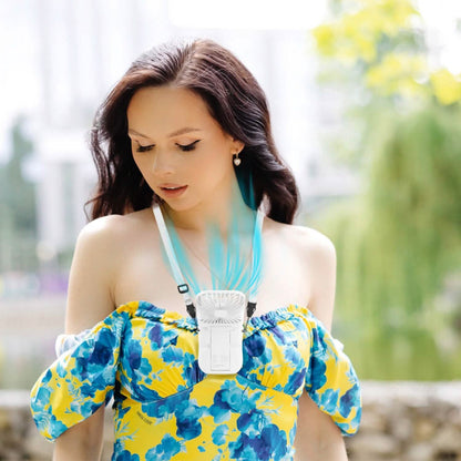 5-in-1 Folding Rechargeable Hands Free Mini Fan - A-1 Thread Vault