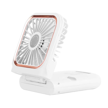 5-in-1 Folding Rechargeable Hands Free Mini Fan - A-1 Thread Vault