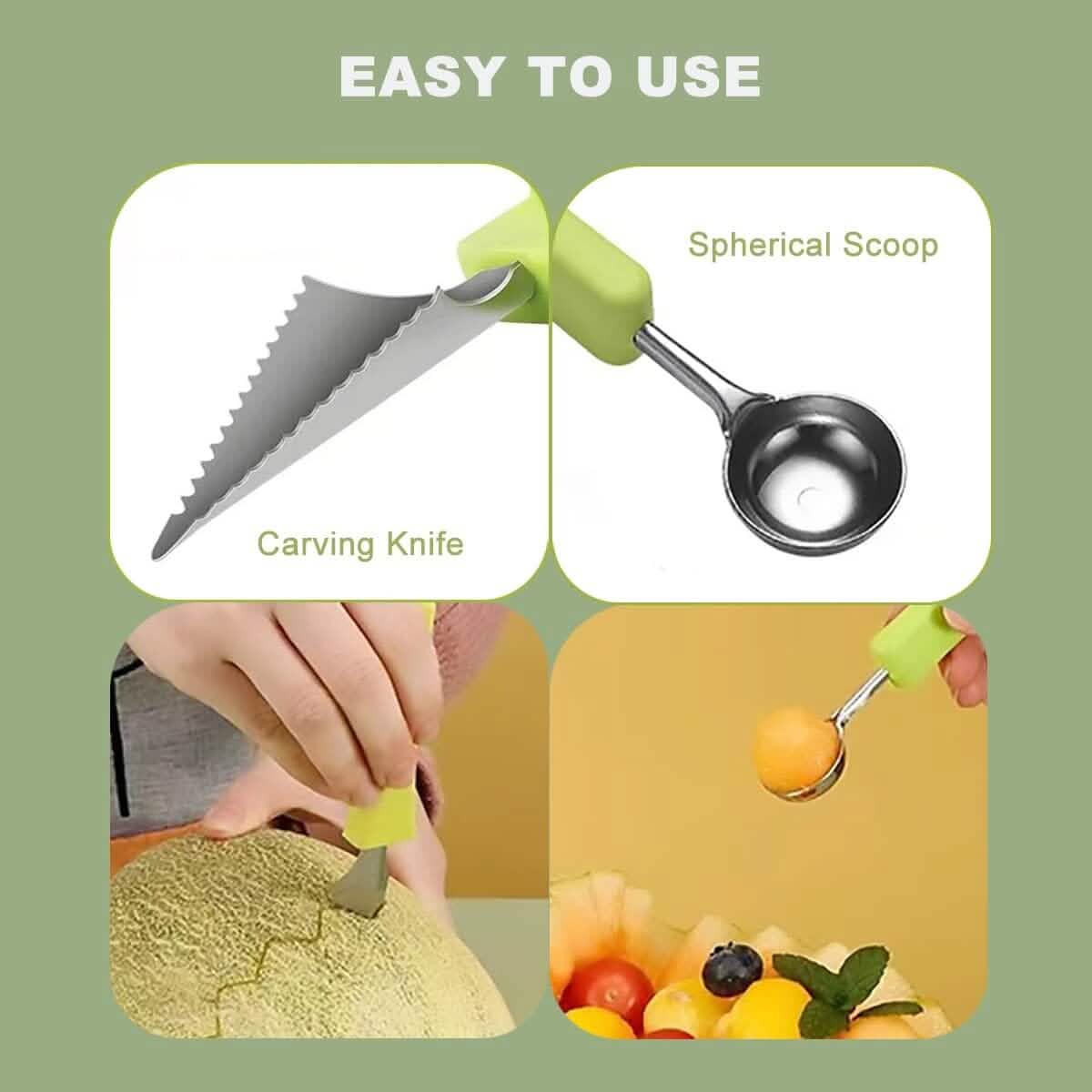 5-in-1 Stainless Steel Fruit Carving Tools - A-1 Thread Vault