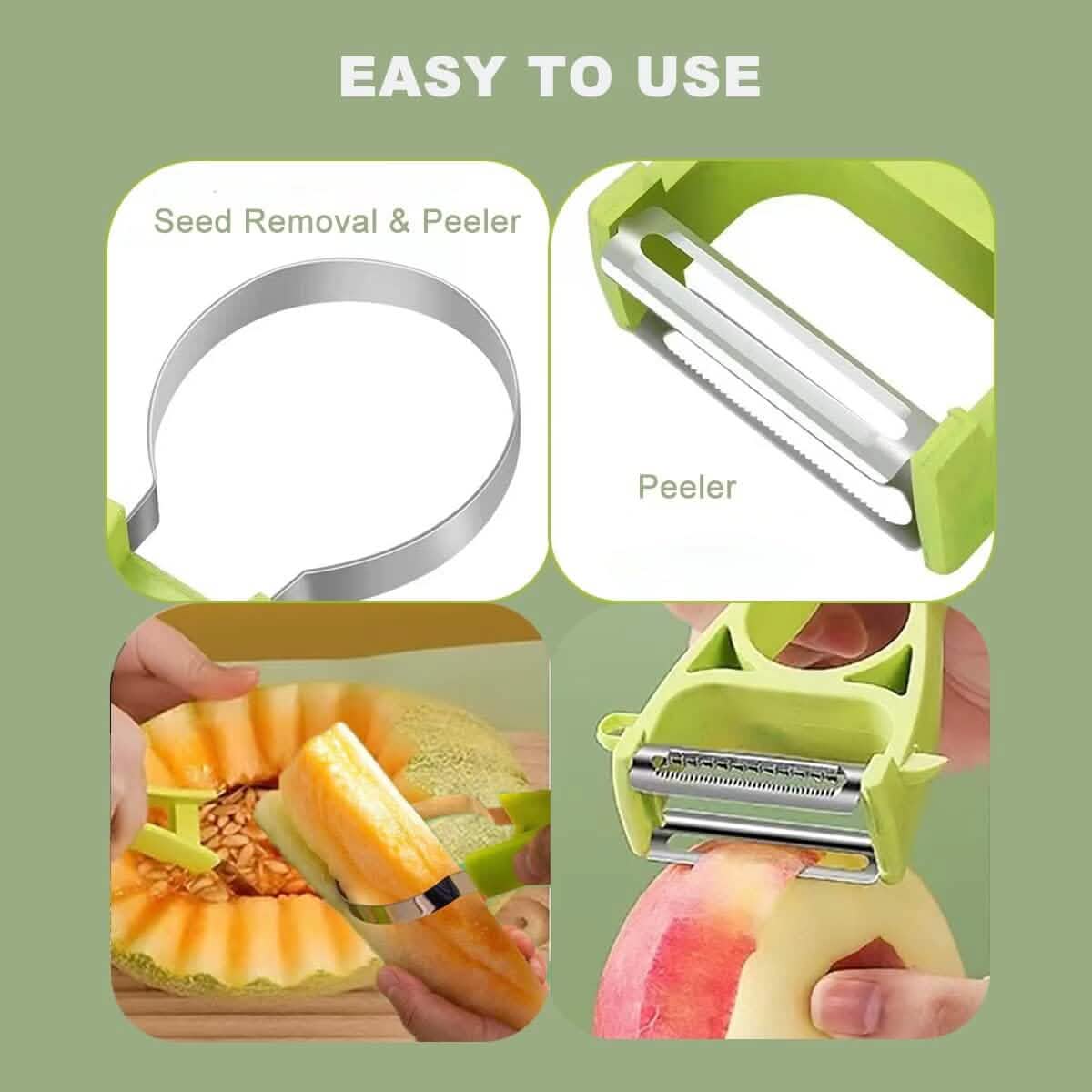 5-in-1 Stainless Steel Fruit Carving Tools - A-1 Thread Vault