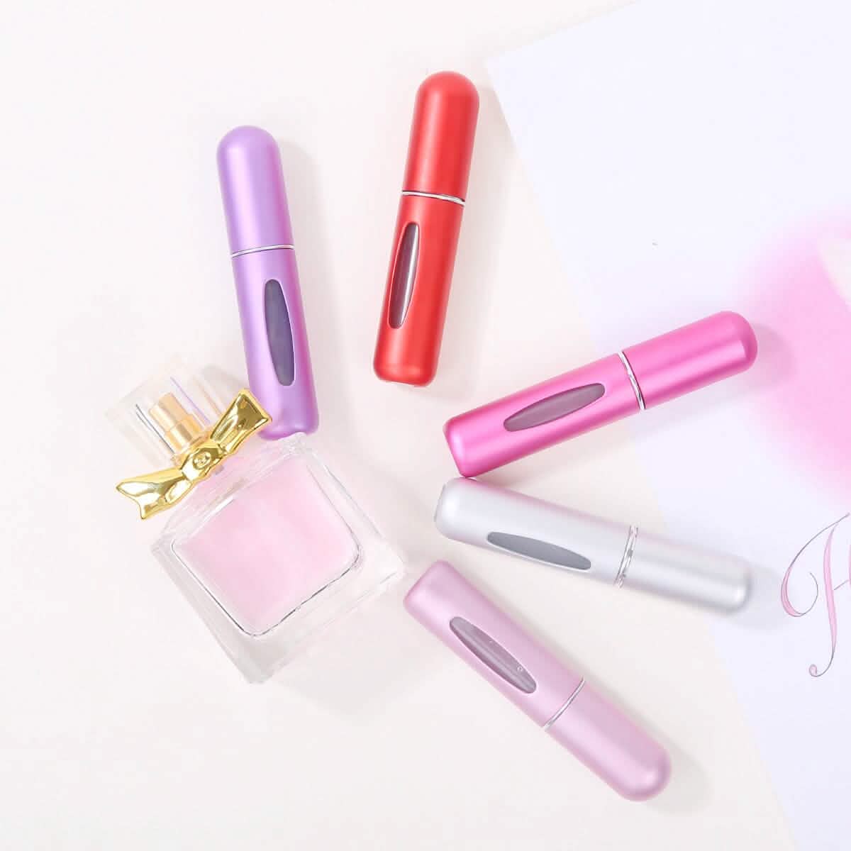 5-Pack: 0.17 Oz Matte Mini Perfume Atomizers - A-1 Thread Vault