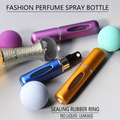 5-Pack: 0.17 Oz Matte Mini Perfume Atomizers - A-1 Thread Vault