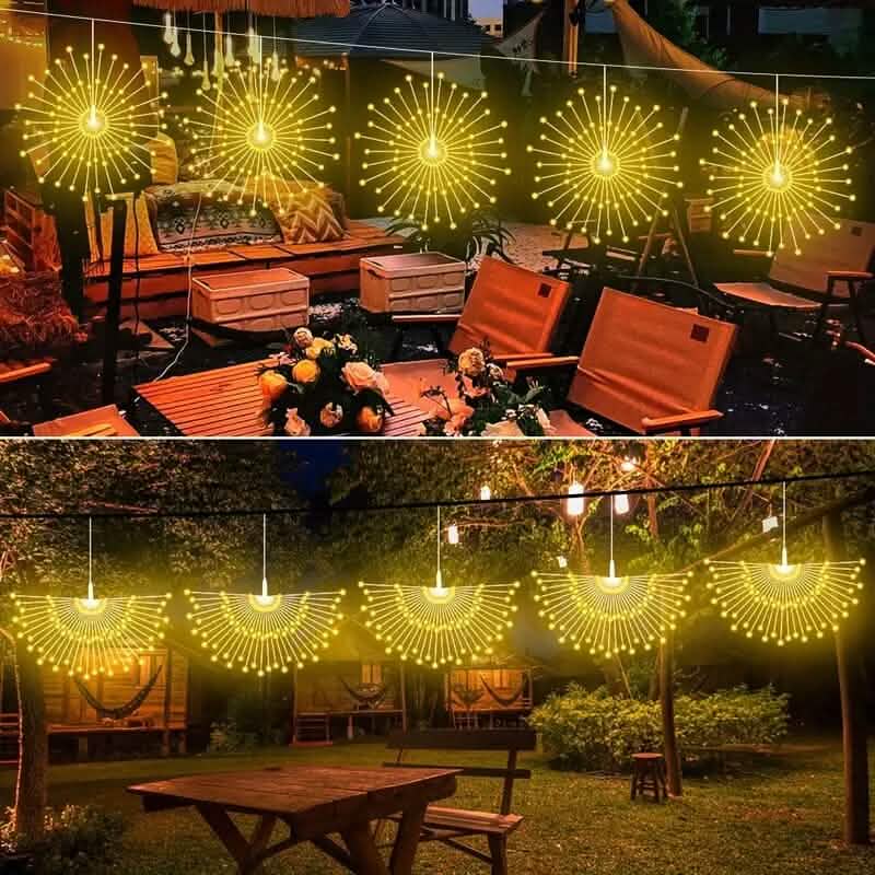 5-Pack: 450 LED Solar Starburst Sphere Lights - A-1 Thread Vault