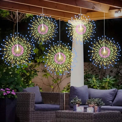 5-Pack: 450 LED Solar Starburst Sphere Lights - A-1 Thread Vault