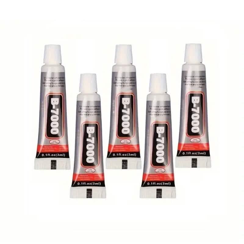 5-Pack: B-7000 Adhesive Glue for Jewelry, Plastic, Metal, Glass, Ceramic - A-1 Thread Vault