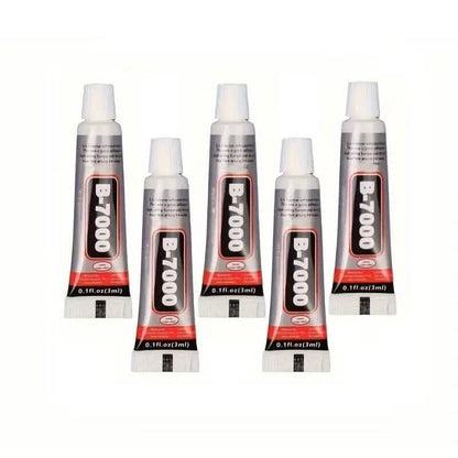 5-Pack: B-7000 Adhesive Glue for Jewelry, Plastic, Metal, Glass, Ceramic - A-1 Thread Vault