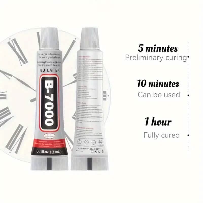 5-Pack: B-7000 Adhesive Glue for Jewelry, Plastic, Metal, Glass, Ceramic - A-1 Thread Vault